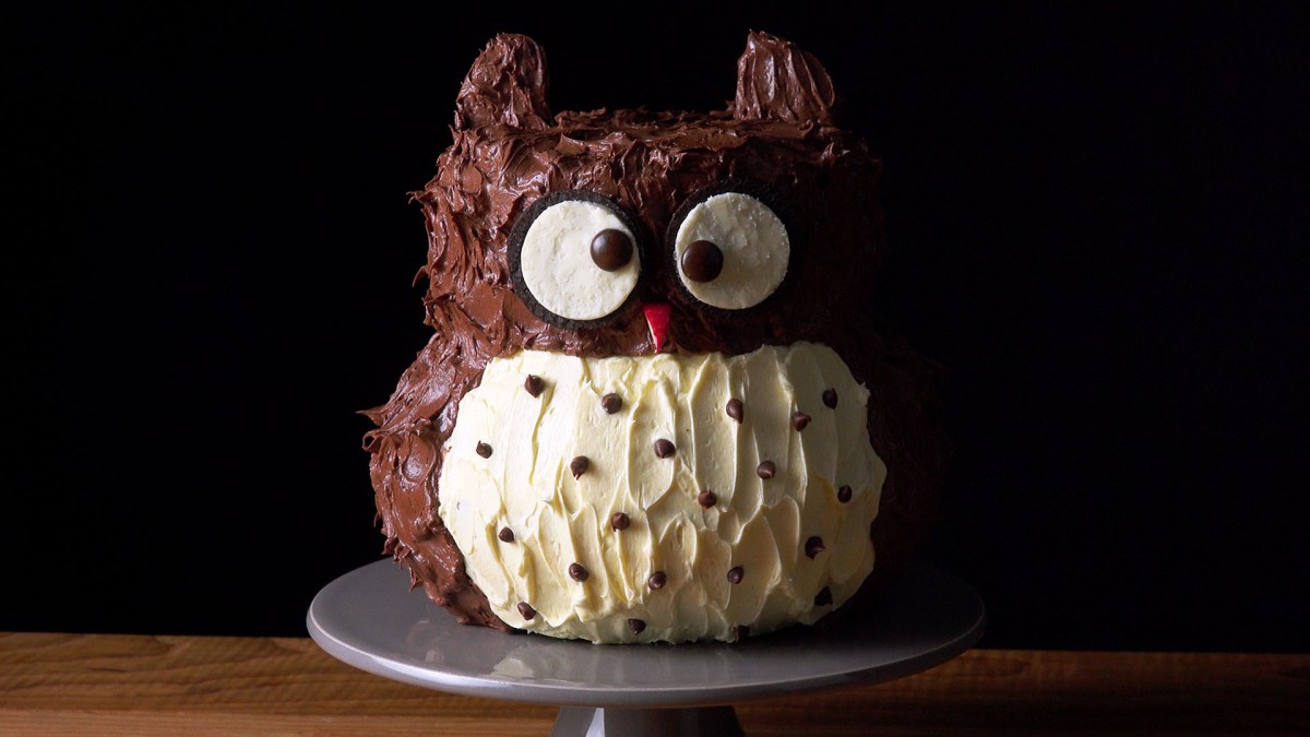 süßer Eulen-Kuchen