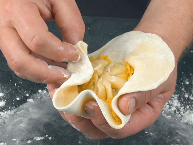 Dumplings für Zuhause: 3-fach gefüllte chinesische Teigtaschen