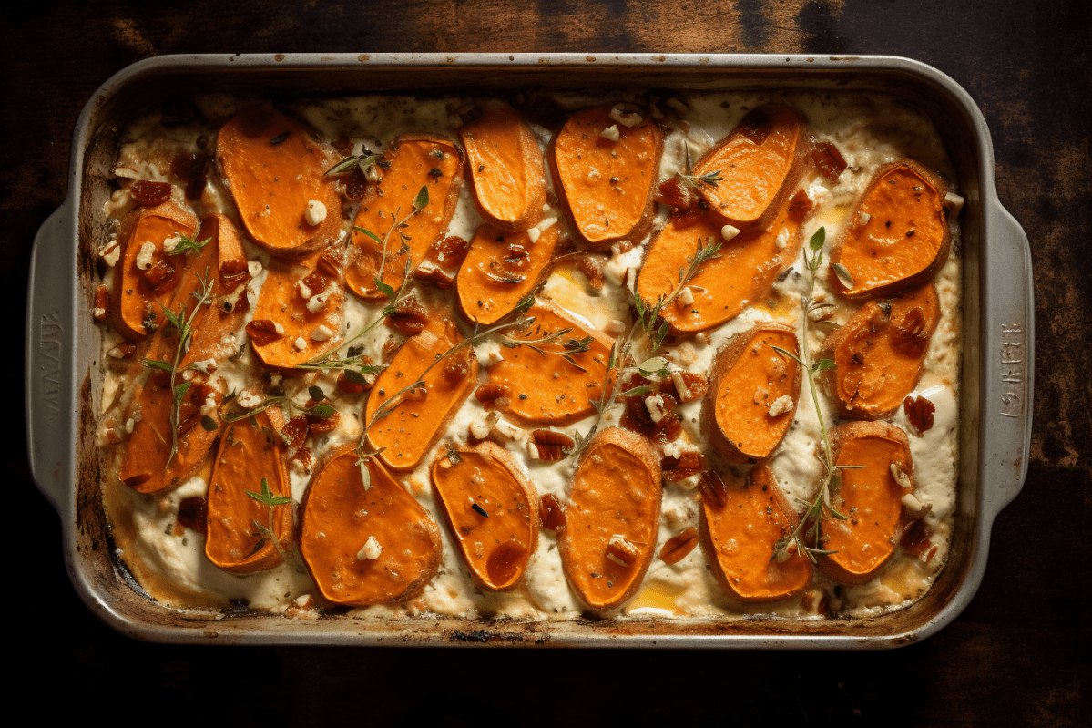 Süßkartoffel-Auflauf