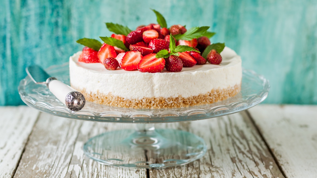 Philadelphia-Erdbeer-Kuchen