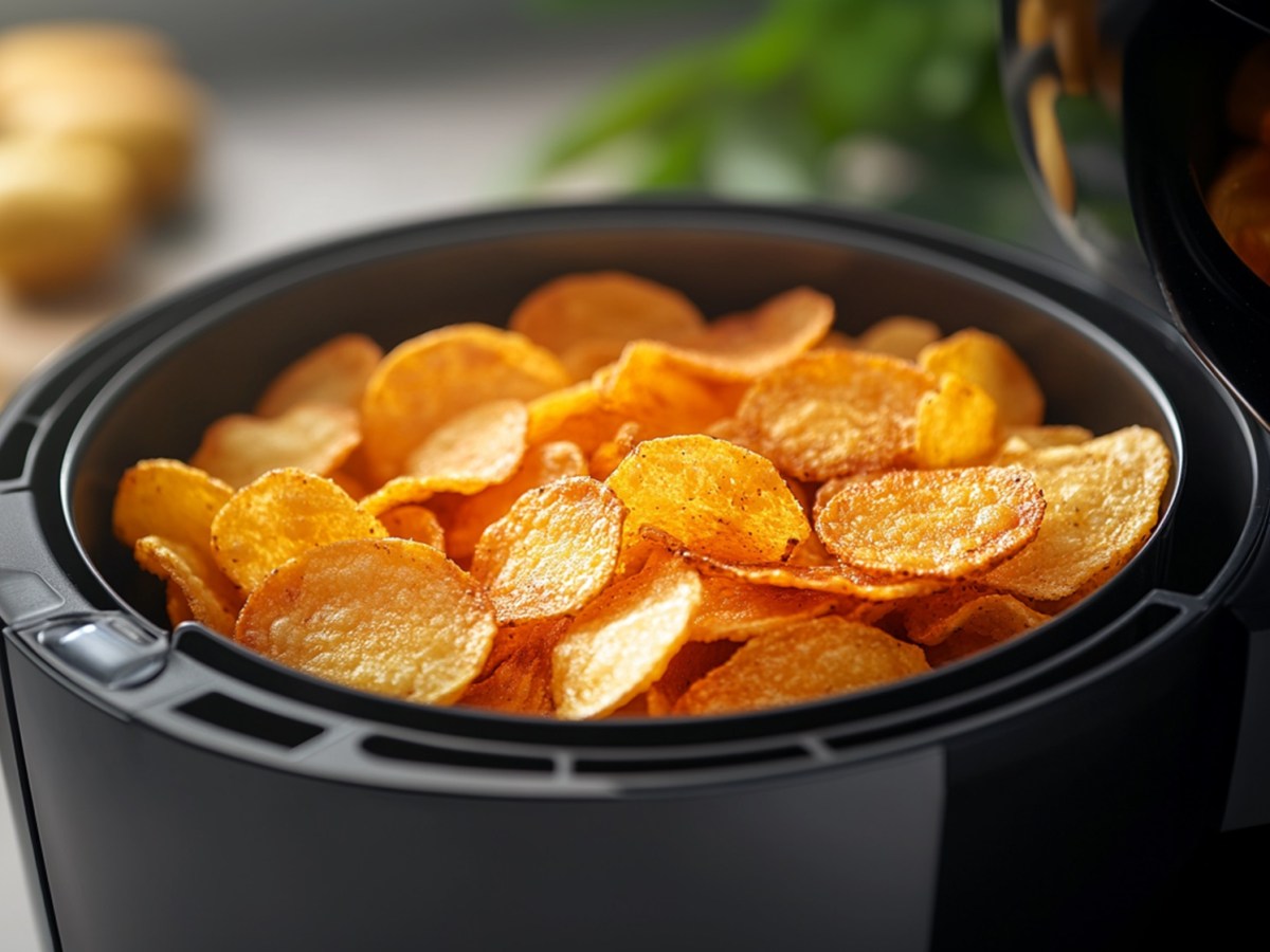 Schmecken selbst gemacht besonders lecker: Kartoffelchips aus dem Airfryer