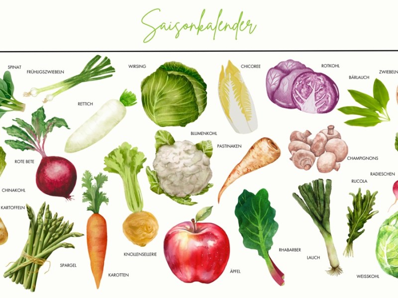 Saisonkalender April