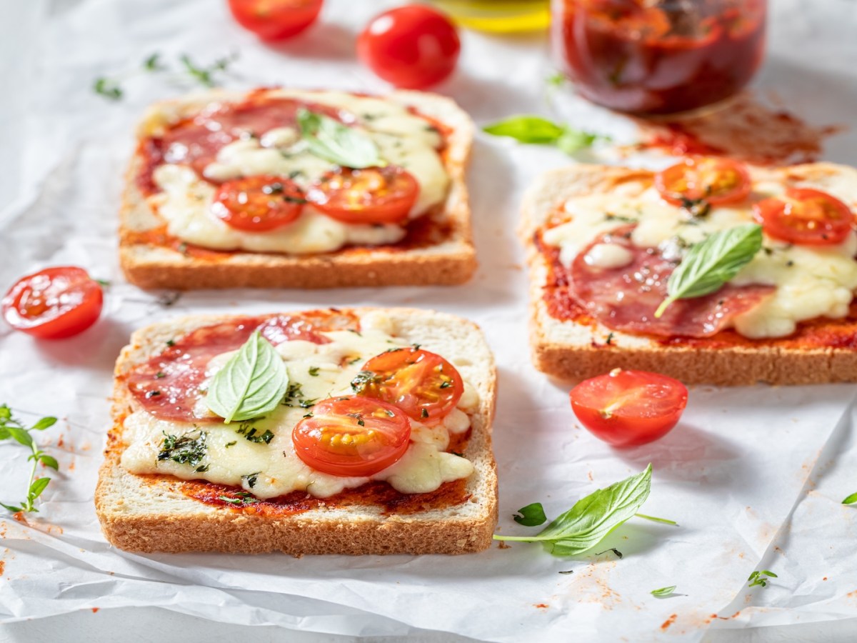 Schnelle Pizza-Toasts aus dem Airfryer retten jedes Abendessen