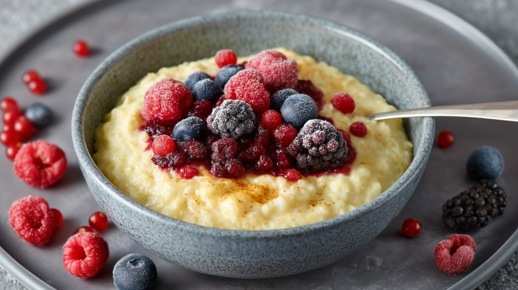 Vanillepudding-Haferflocken