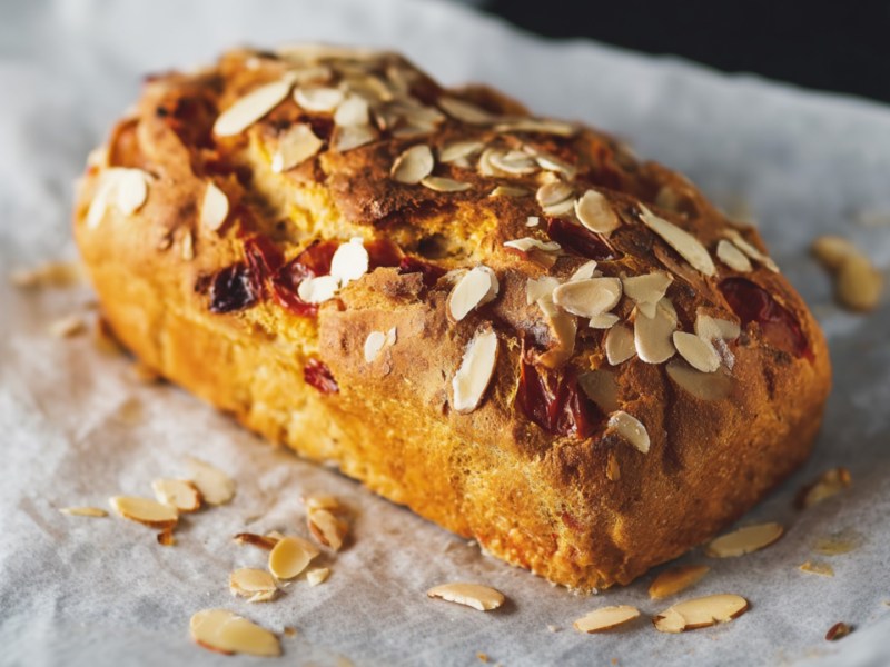 Ein Laib Manacor, mallorquinisches Tomatenbrot.
