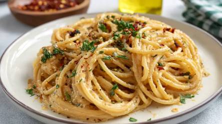 Teller mit Cowboy-Nudeln