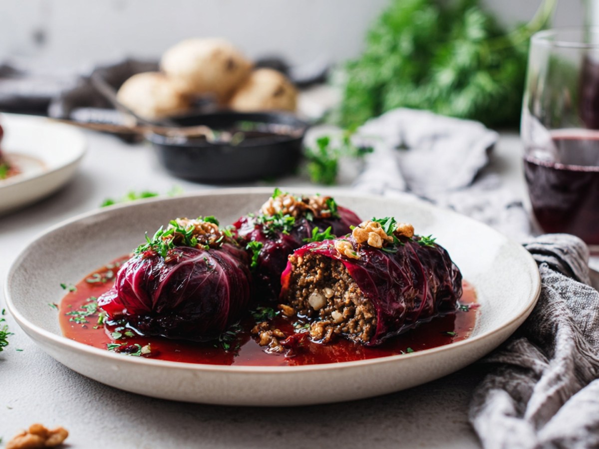 Von wegen nur Beilage: Hier ist der Rotkohl der Star der Show